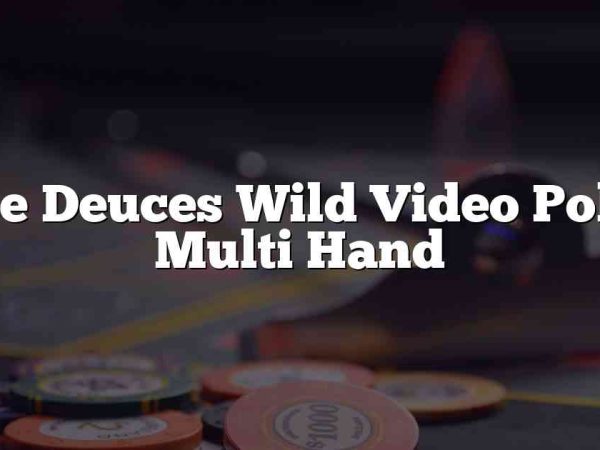 Free Deuces Wild Video Poker Multi Hand