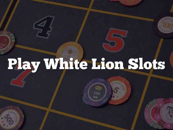 Play White Lion Slots